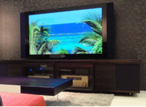 テレビボード　～ホームシアターをわが家に～